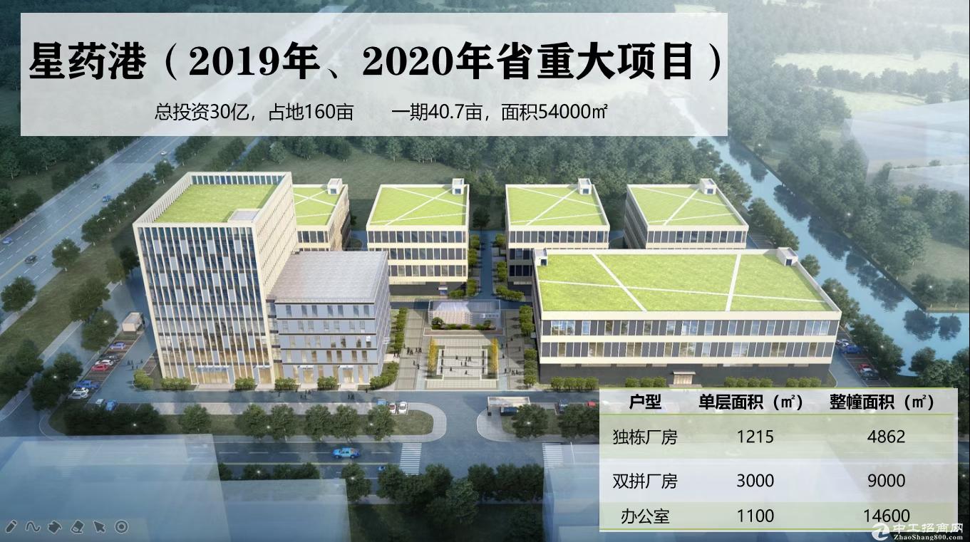 上海嘉定旁生物医药产业园标准厂房租售开发商招商