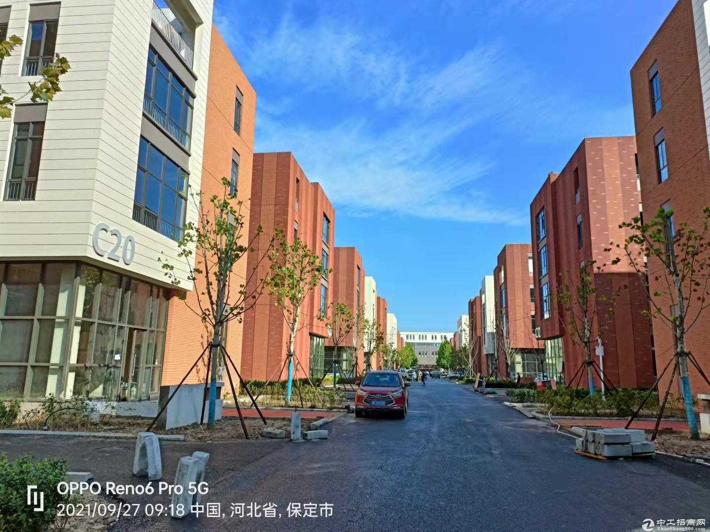 北京周边—涿州中关村和谷创新产业园—标准厂房出售