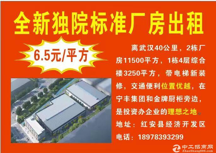 红安县经济开发区全新厂房出租